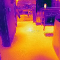 Finding a hot water leak under a slab with high tech equipment